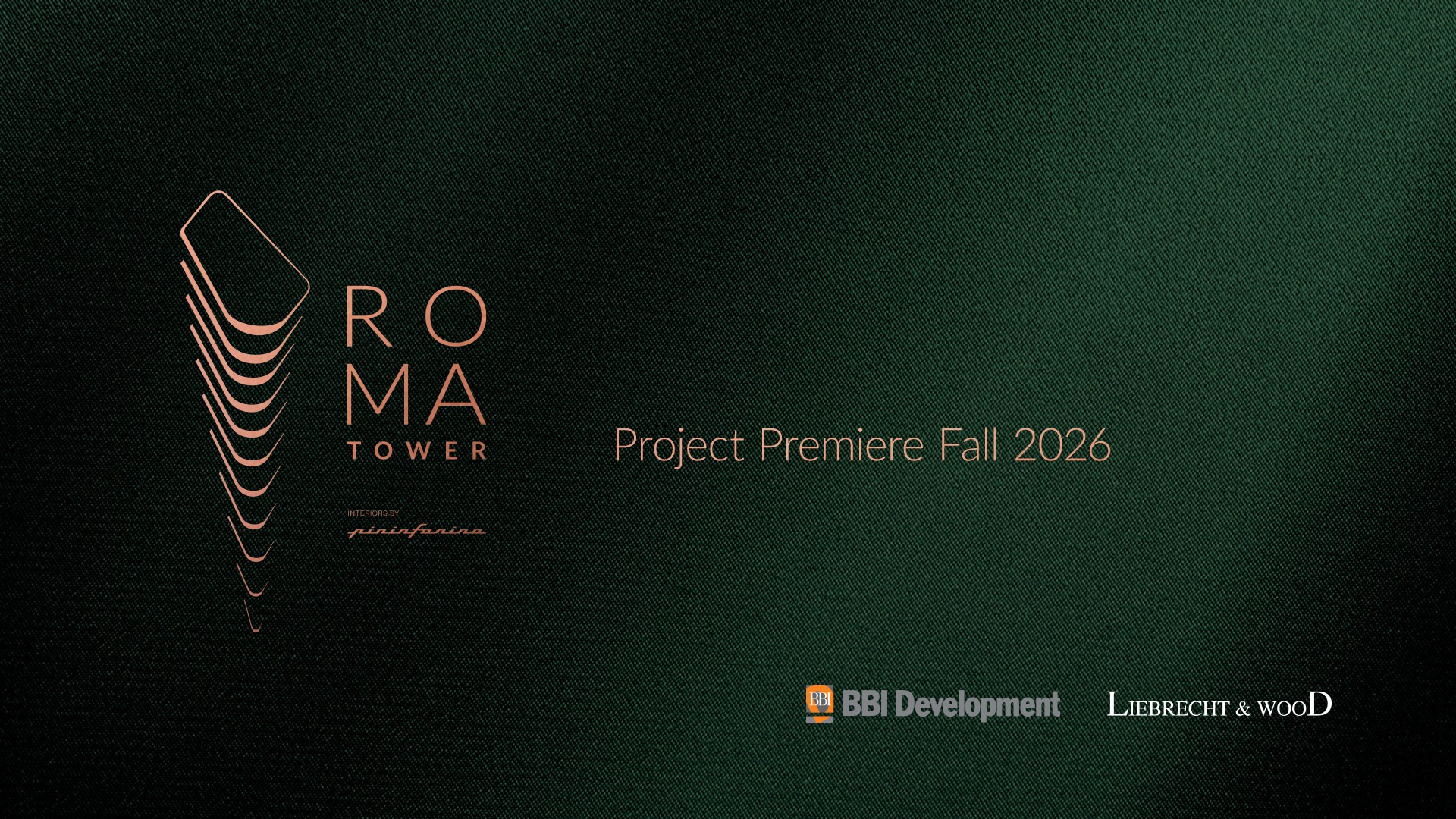 Roma Tower — Project Premiere Fall 2026